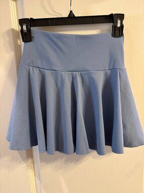 Halara high waisted flare tennis skirt periwinkle size XXS NWT cl-w03-039